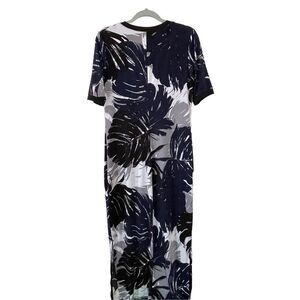 G.I.L.I palm leaf print maxi‎ dress size medium
